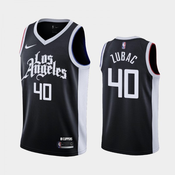 Ivica Zubac Los Angeles Clippers #40 Men's City 2020-21 Jersey - Black
