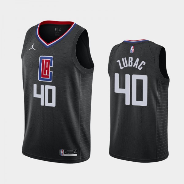 Ivica Zubac Los Angeles Clippers #40 Men's Statement 2020-21 Jersey - Black