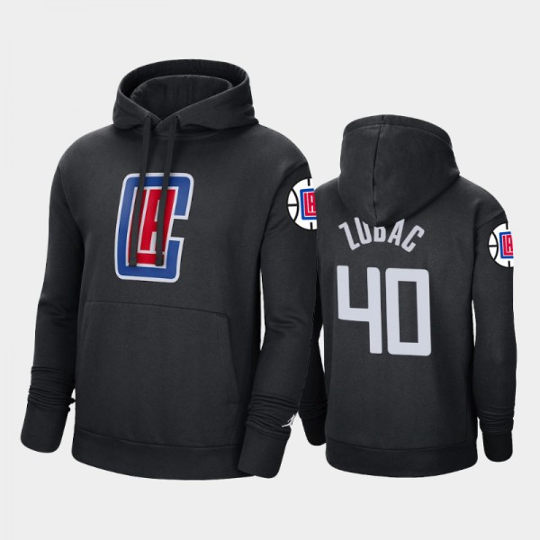 Ivica Zubac Los Angeles Clippers #40 Men's Statement 2020-21 Pullover Hoodie - Black