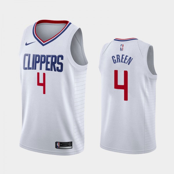 JaMychal Green Los Angeles Clippers #4 Men's Association 18-19 Jersey - White