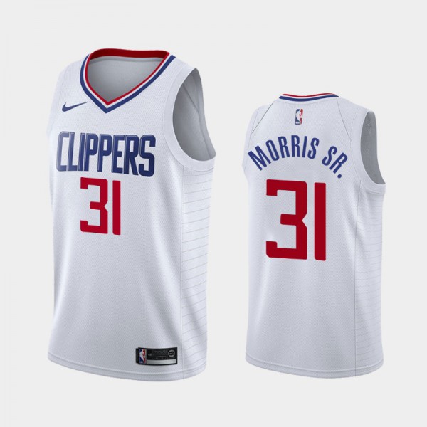 Marcus Morris Sr. Los Angeles Clippers #31 Men's Association 2019-20 Jersey - White